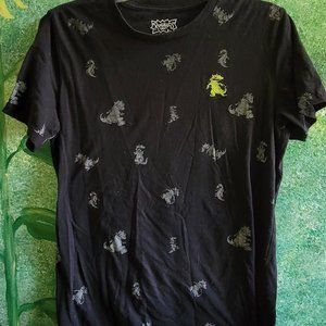 Rugrats Reptar Embroidered Unisex Small Shirt